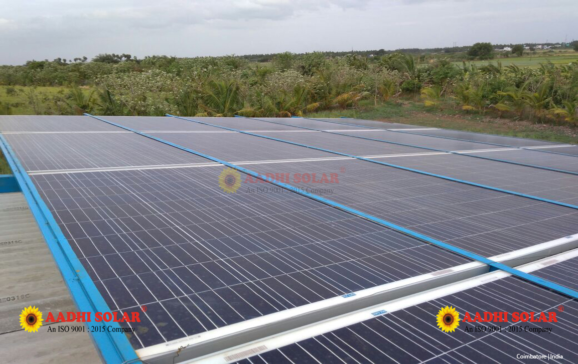 Aadhi Solar Power Plant On Grid